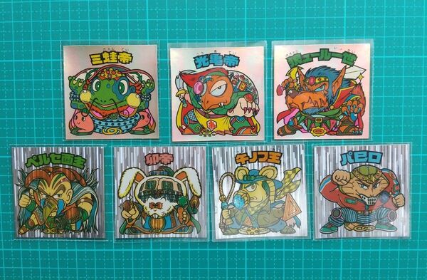 最終値下げ!お手頃価格!収集初心者様必携!ビックリマンチョコ20弾ヘッド7枚セットです。