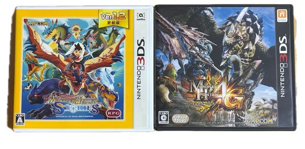 3DSソフト モンスターハンター4G & ストーリーズver1.2更新版 2本セット