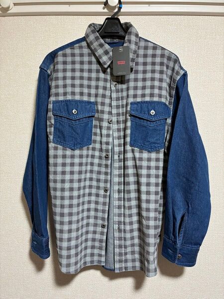 リーバイス silvertab シルバータブ デニムネルシャツ Levi's