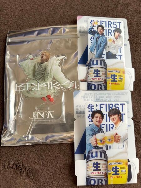 BE:FIRST JUNON アクリルスタンド 2:BE DOME TOUR ジュノン おまけ サン生 コースター