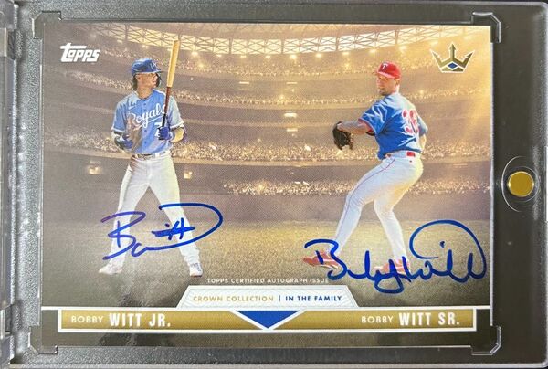 ルーキーサイン 2022 TOPPS BOBBY WITT JR. RC AUTO ルーキー 直書き 直筆サインカード 親子