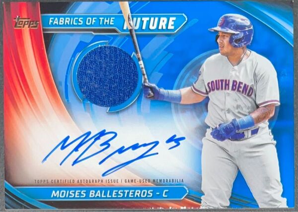 TOPPS MOISES BALLESTEROS 試合着用レリック&直書きサイン 直筆サインカード Auto RC