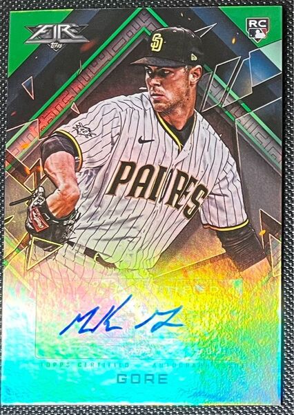 Mackenzie Gore TOPPS RC AUTO 直筆サイン ルーキー ルーキーカード MLB FIRE