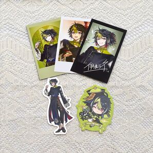 にじさんじ Dytica 2周年 ランダムチェキ風カード 伊波ライ コンプ /ステッカー 2種