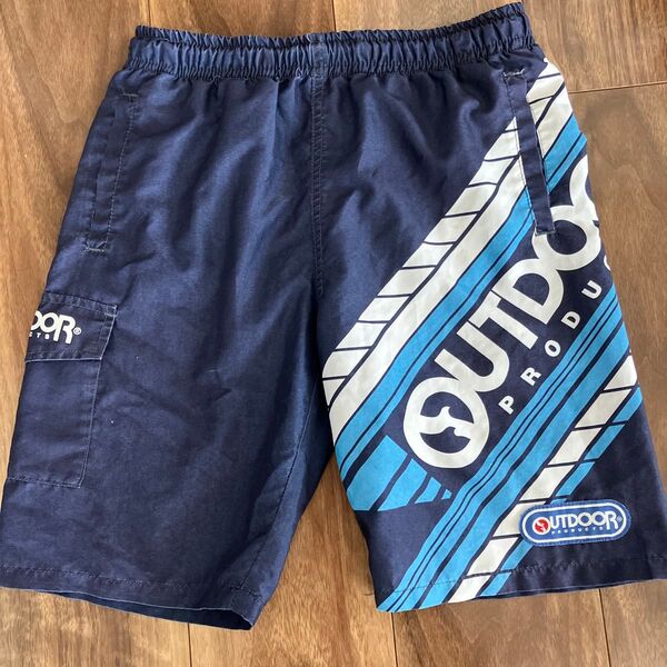 OUTDOOR PRODUCTS 水着ハーフパンツ ネイビー 子供用 140