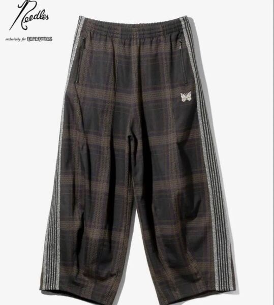 needles 23aw 直営店 トラックパンツ ブラウン ヒザデル XS