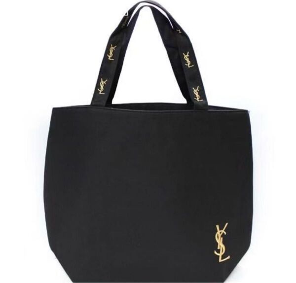 付録 ysl イヴサンローラン ロゴ刺繍 トートバッグ