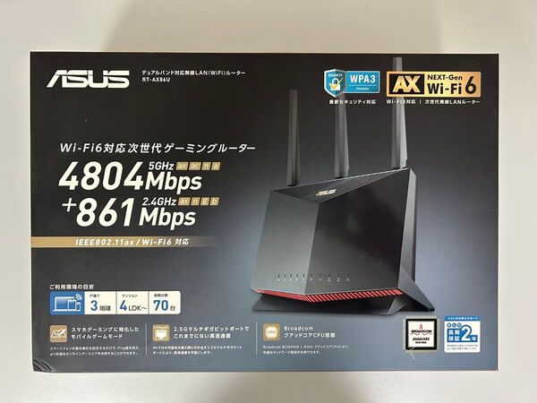ASUS RT-AX86U Wi-Fi 6 無線ルーター 中古美品