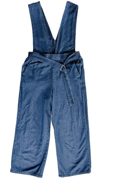 しまむら MUMU&Co 3way デニム サロペット パンツ オーバーオール ネイビー