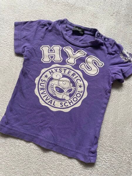 ヒスミニ ヒステリックミニ キッズ Tシャツ むらさき 90