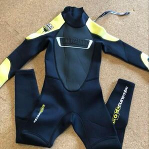 AQUALUNG アクアラング キッズSサイズ ウェットスーツ ブラック×イエロー