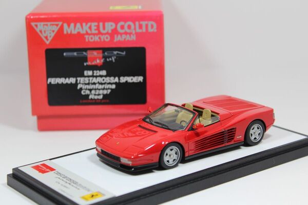 1/43 EIDOLON EM224B FERRARI TESTAROSSA SPIDER Red Limhited 50 pcs