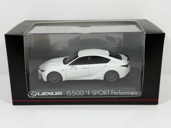 新品未開封品 1/43 レクサス IS500 F SPORT パフォーマンス ホワイトノーヴァガラスフレーク