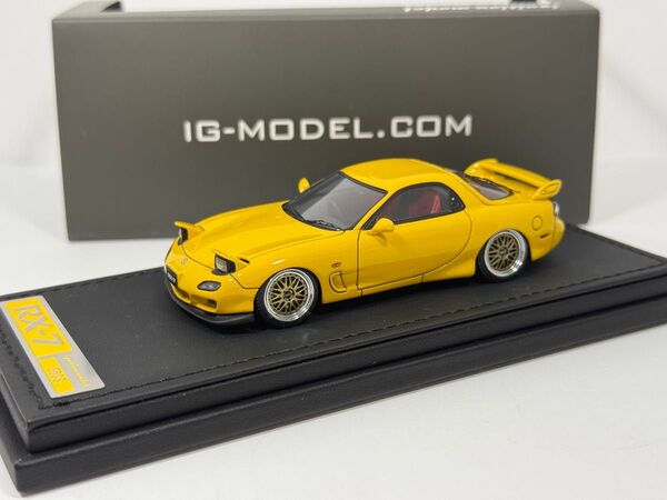 中古品 1/43 イグニッションモデル IG0271 Mazda マツダ RX-7 (FD3S) Type RS Yellow