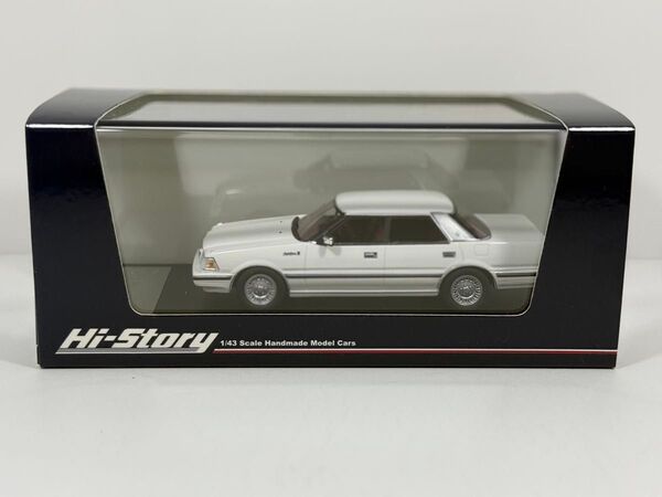新品未開封品 1/43 トヨタ クラウン 4Door Hardtop Royal Saloon G 1986 スーパーホワイトⅡ