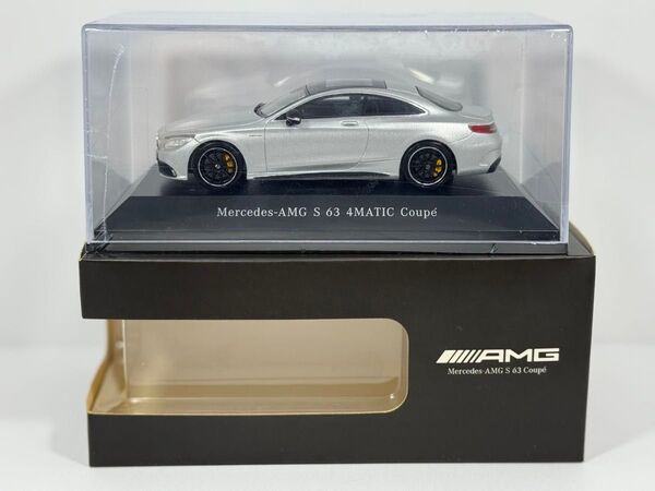 新品未開封品 1/43 メルセデスベンツ AMG C217 S63 coup 4MATIC シルバー