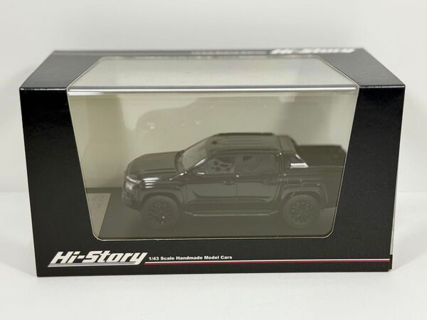新品未開封品 ハイストーリー 1/43 三菱 トライトン TRITON ダブルキャブ 4WD 2024 ジェットブラックマイカ