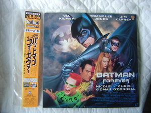 LD лазерный диск фильм Batman four eva- субтитры super версия первый раз ограниченный выпуск с поясом оби б/у 