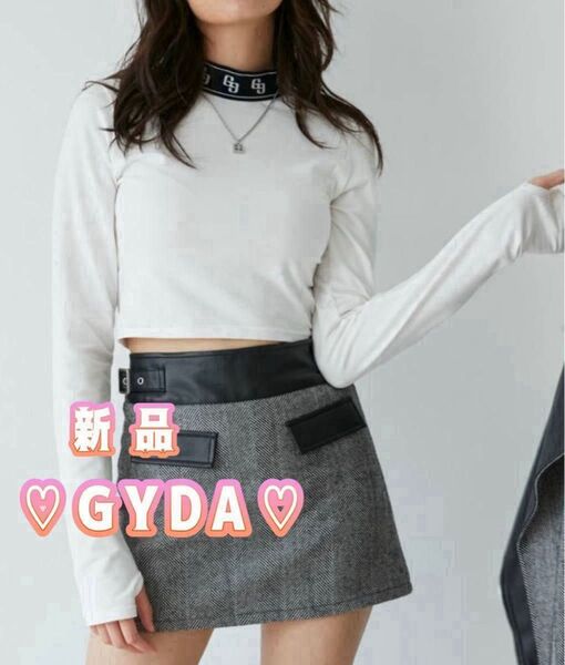 【新品 タグ付き】GYDA ジェイダ ★ GGジャカードラインハイネックトップス