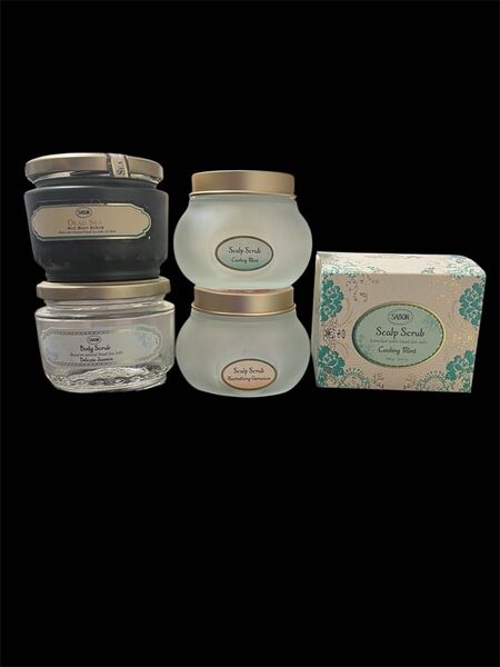 SABON スカルプスクラブ容器 4個セット