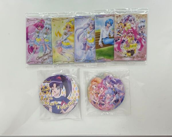 ハピネスチャージプリキュア ウエハース ビスケット缶バッジ トゥインクル缶バッジ 氷川いおな