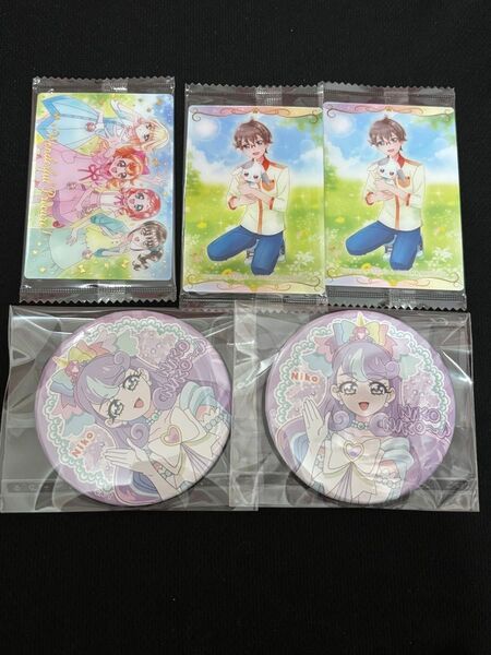 プリキュア トゥインクル缶バッジ ニコ様 ウエハース わんだふるぷりきゅあ 悟 大福