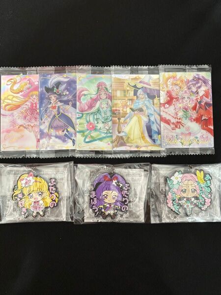 魔法つかいプリキュア ウエハース ラバーマスコット キュアミラクル キュアマジカル キュアフェリーチェ 校長先生 モフルン