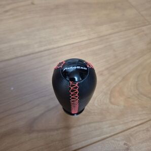 AutoExe オートエクゼ シフトノブ (スティックシェイプ) レッドステッチ