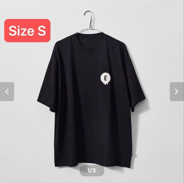 ENNOY CIRCLE E DRIP T-SHIRT (BLACK) エンノイ ブラック Tシャツ