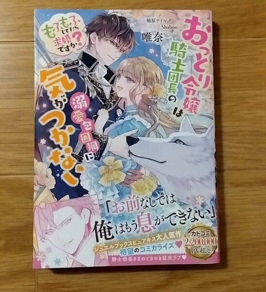 おっとり令嬢は騎士団長の溺愛包囲網に気がつかない もふもふしてたら求婚ですか? (フロースコミック) 唯奈/漫画 柚原テイル/原作