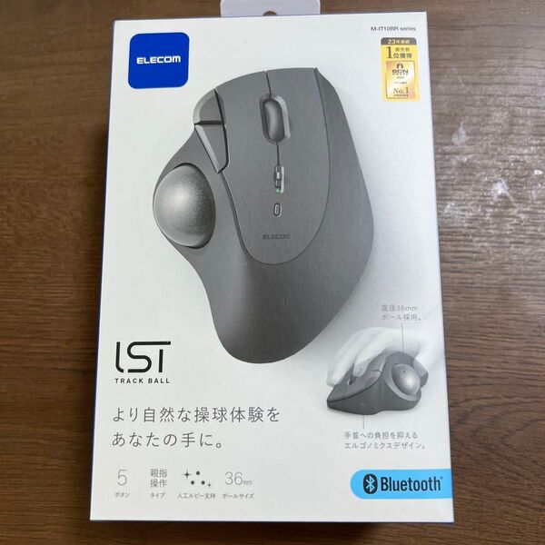 エレコム IST ワイヤレス 5ボタン トラックボールマウス Bluetooth