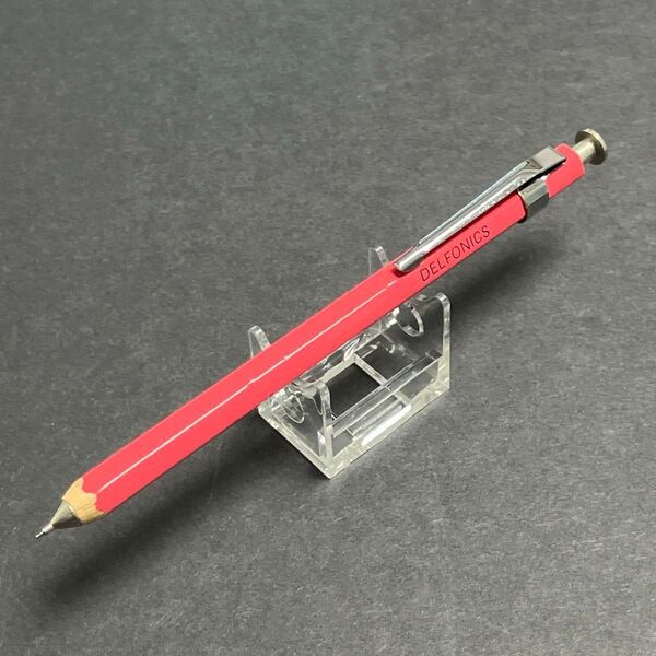 デルフォニックス 木軸シャープペンシルミニ 0.5mm ピンク 500138-562