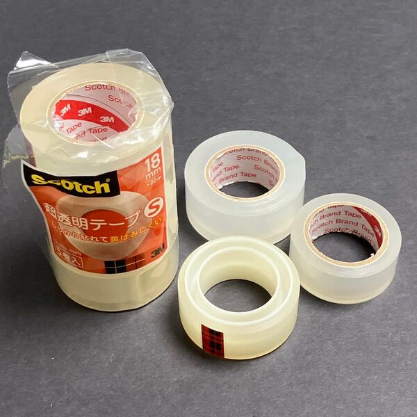 3M Scotch 超透明テープS 小巻 幅18mm 15mm