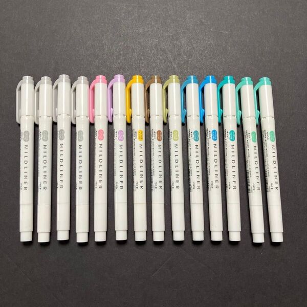 マイルドライナー 蛍光ペンまとめ売り 14本セット