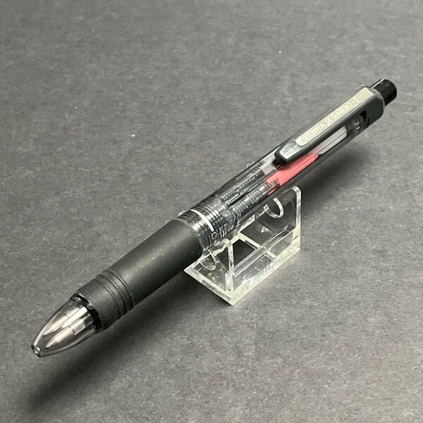 ゼブラ SKシャーボ+1 透明軸 P-SB5-C 多機能ペン 2色ボールペン+シャープ 回転繰り出し式