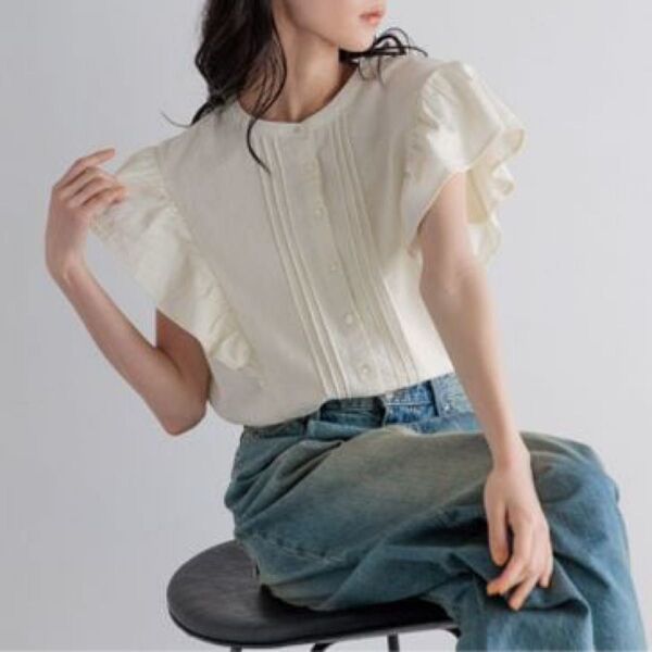 LOWRYS FARM ローリーズファーム ノルマンディブラウス