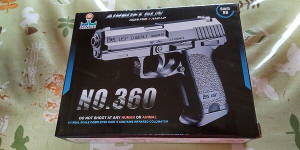 新品未開封 エアガン AIRSOFT GUN NO.360/363/2丁まとめて