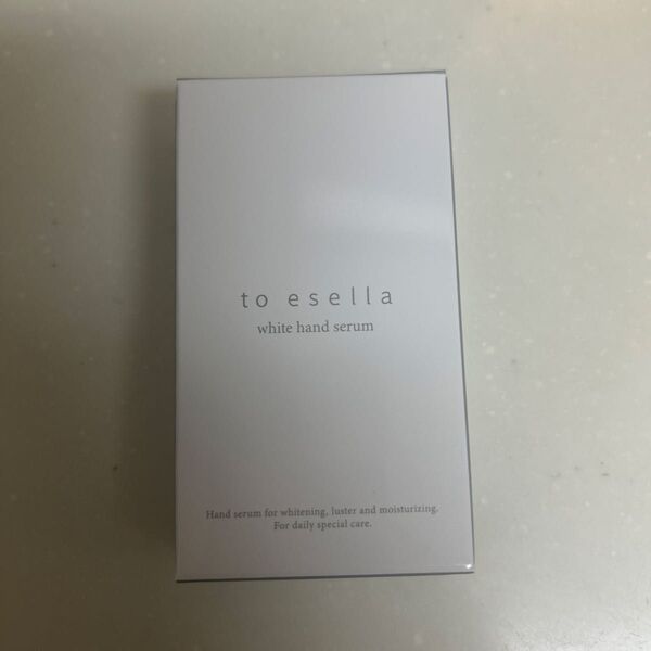 to esella ホワイトハンドセラム 新品未開封