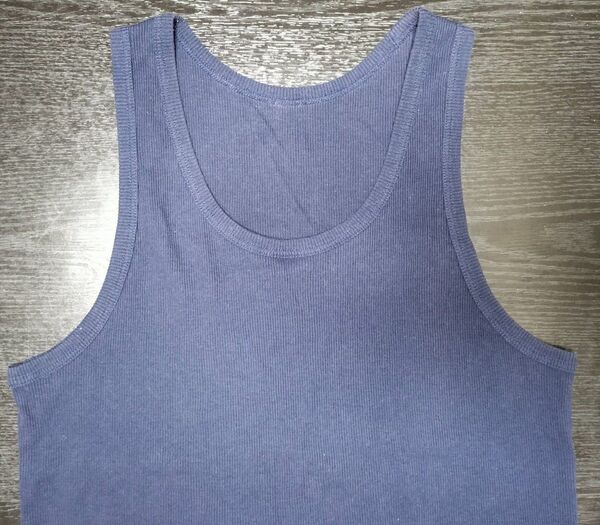 ユニクロ タンクトップ XL ネイビー系