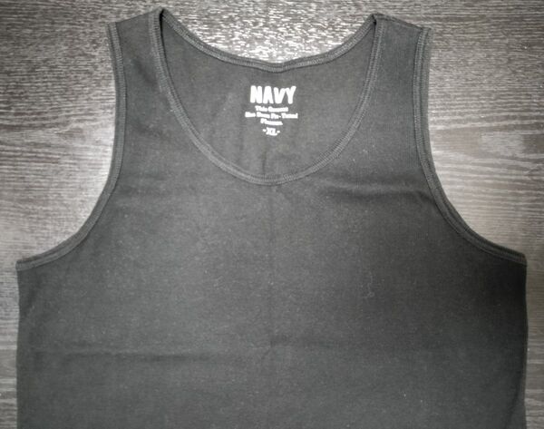 NAVY タンクトップ XL ブラック系