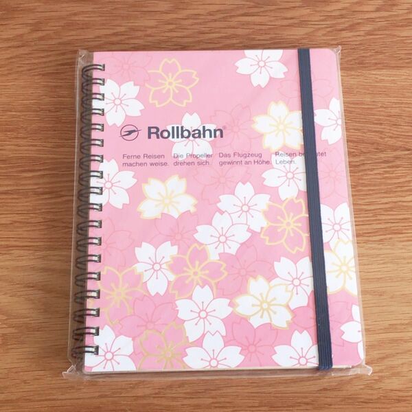 Rollbahn ロルバーン ポケット付メモ L 成田限定 桜 ピンク DELFONICS デルフォニックス ノート 手帳