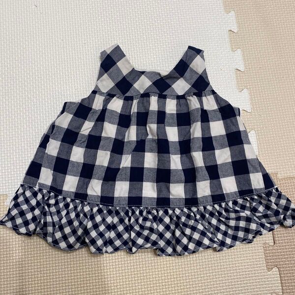ベビーギャップ ギャップ 女の子 子供服 ノースリーブ トップス 重ね着 70 チュニックベビー服 夏