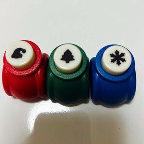 クラフトパンチ 型抜き クリスマス モチーフ 小 3個セット