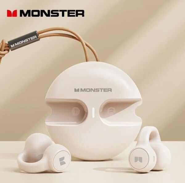 MONSTER XKT21 オープンイヤー クリップ Bluetooth ワイヤレスイヤホン