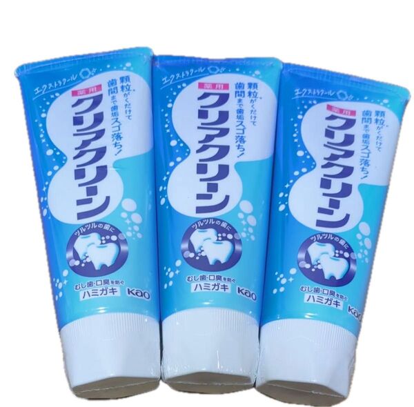 クリアクリーン ハミガキ粉 エクストラクール 120g×3個セット