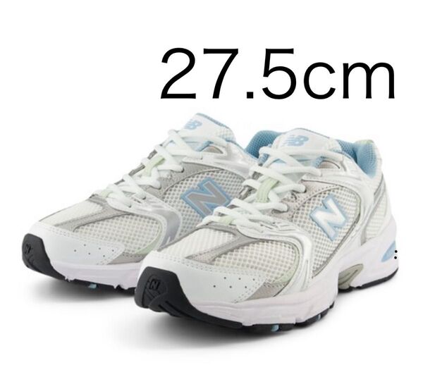 New Balance MR530スニーカー ホワイト/ブルー 27.5cm