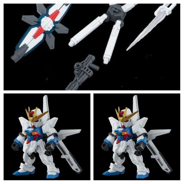 機動戦士ガンダム モビルスーツアンサンブル 11①ガンダムX2体&②MS武器セット(ガンダムX専用武器のみ)