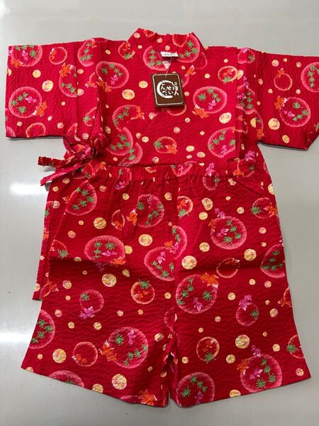 新品 日本製 ベビー用甚平 90cm