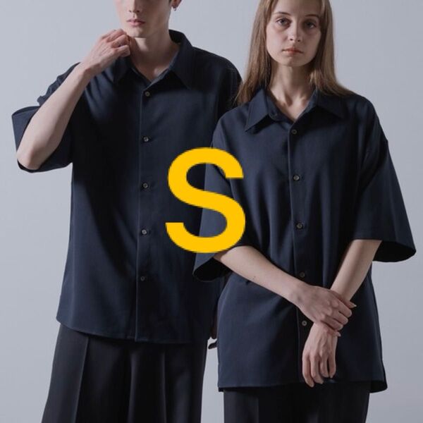CLEL Loose Half Sleeve Regular Collor Shirt / TR ルーズ半袖レギュラーカラーシャツ
