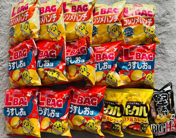ポテトチップス ポテチ まとめ売り 計16袋